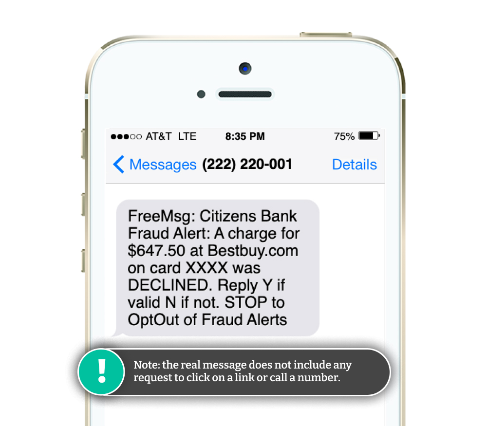 Tips To Avoid Falling For The Citizens Bank Text Scam | Verified.org